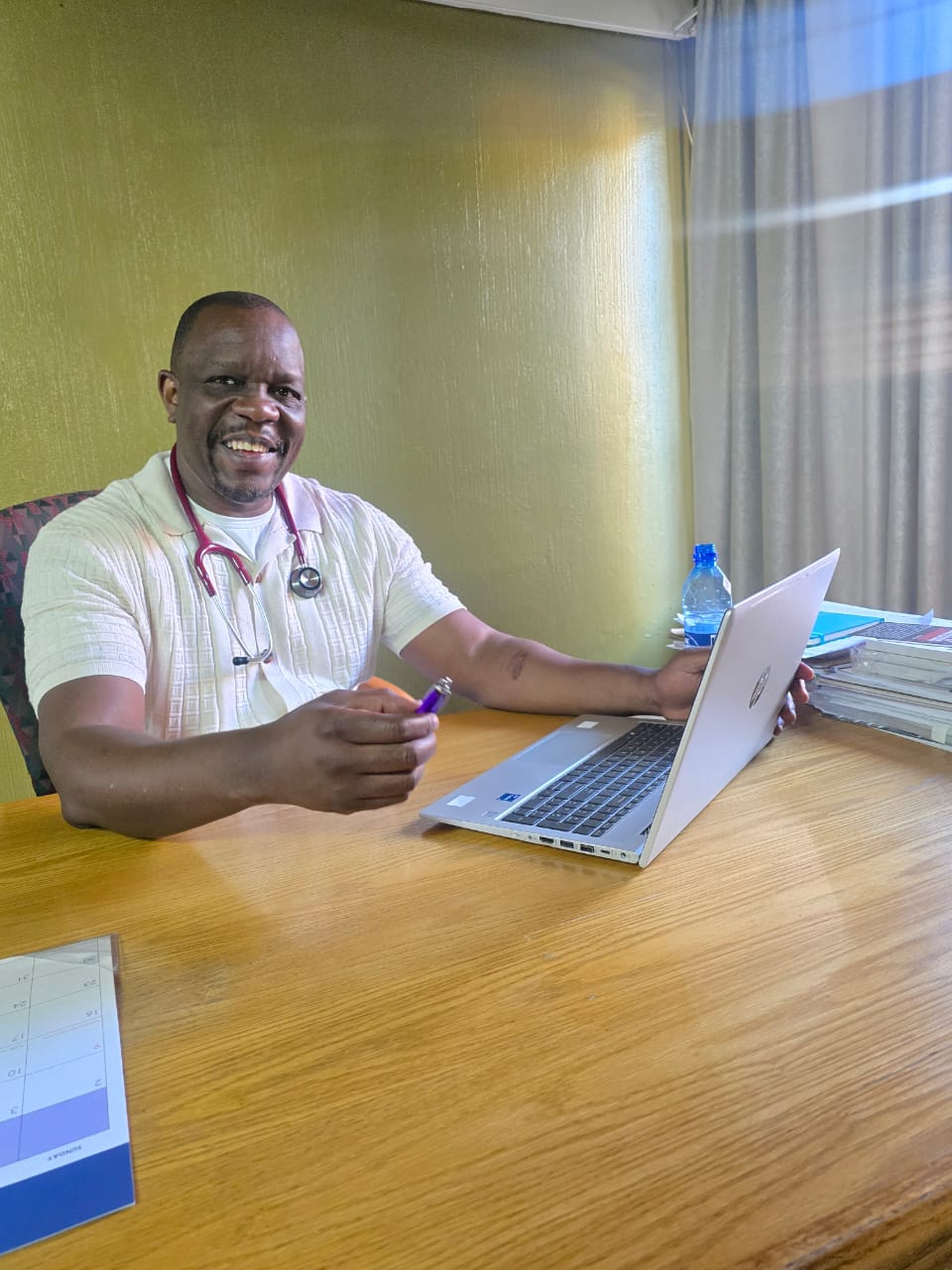 Dr DK Nzaumvila, family physician at Eesterust Rainbow Medical Center in Pretoria